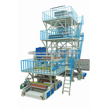 ABCThree Layer Co-extrusion full automatic con IBC y TAKE UP PE Film Blown Machinery EXTRUDER